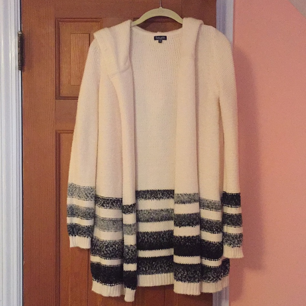 Splendid hooded cardigan with pockets